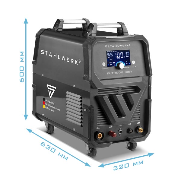 STAHLWERK Plasmaschneider CUT 100 P Digital mit 100 Ampere und Pilot-Zündung