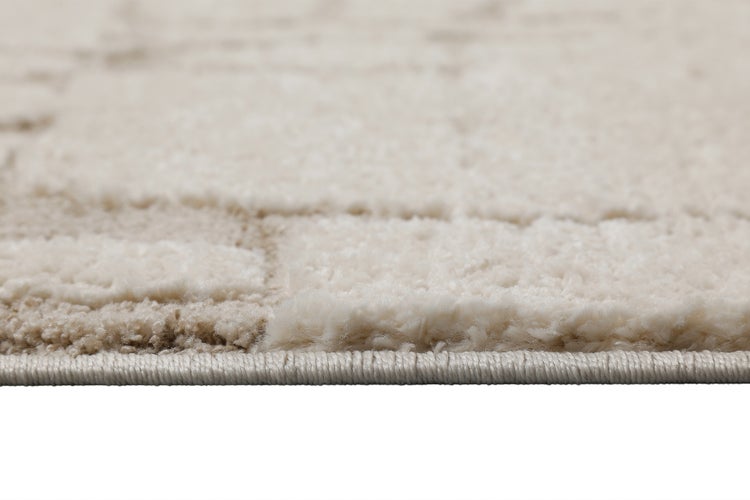 Kurzflor Teppich Creme Beige Nils WECONhome 120x170 cm