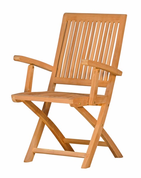 Klappstuhl Holz Teak Balkonstuhl Teak Stuhl Gartenstuhl klappbar Balkon Terrasse premium wetterfest