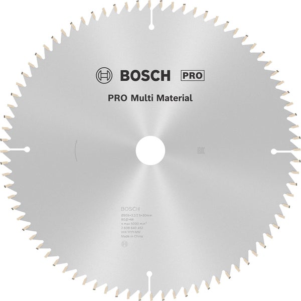 Bosch Pro Kreissägeblatt für verschiedene Materialien