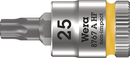 Wera Steckschlüsseleinsatz 8767 A HF TORX 1/4 T25 Länge 28 mm - 5003365001