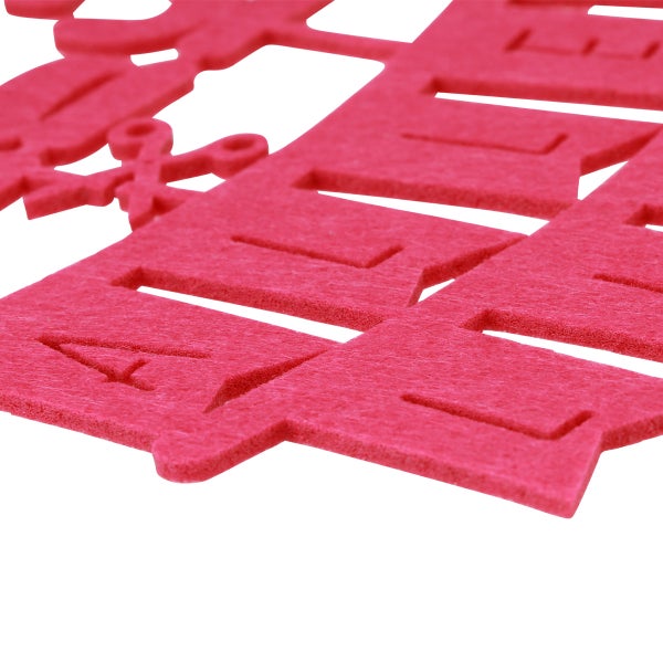 Dekorative Buchstaben aus Filz