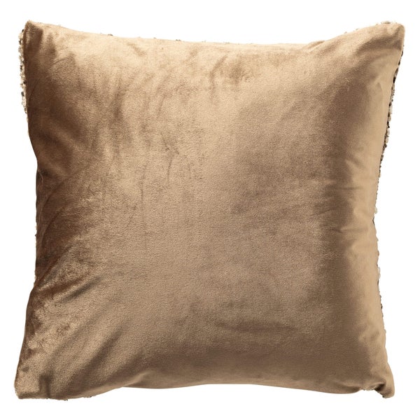 Quadratisches Dekokissen aus Samt