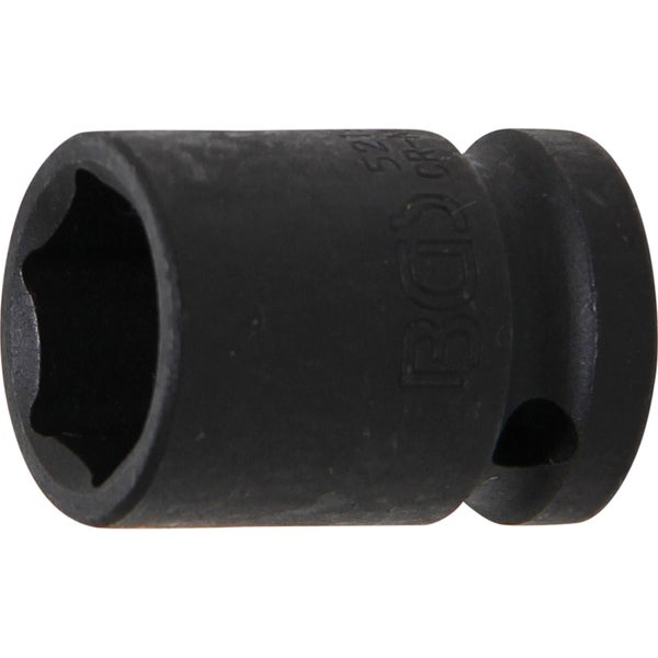BGS Kraft-Steckschlüssel-Einsatz Sechskant Antrieb Innenvierkant 12,5 mm (1/2) SW 19 mm - 5219