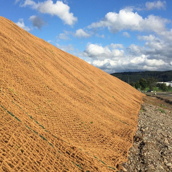 FLOORDIREKT Böschungsmatte Nature - Erosionsschutz für Gartenarbeiten - 400 g/m² - 1 x 10 m