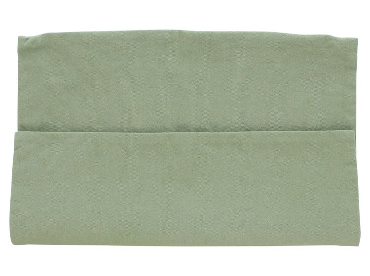 FRANK FLECHTWAREN | Kissenhülle Olive-Green, BAUMWOLLE, 45 x 45 cm