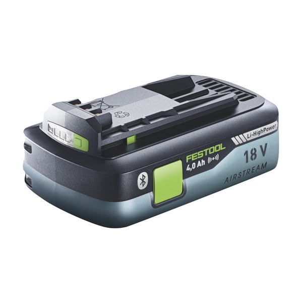 Festool 18 Volt Akkupack mit 4,0 Amperestunden und Airstream Technologie