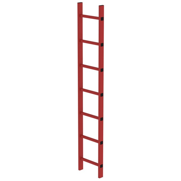 MUNK Schachtleiter aus GFK 300mm breit 7 Sprossen 1,96m lang