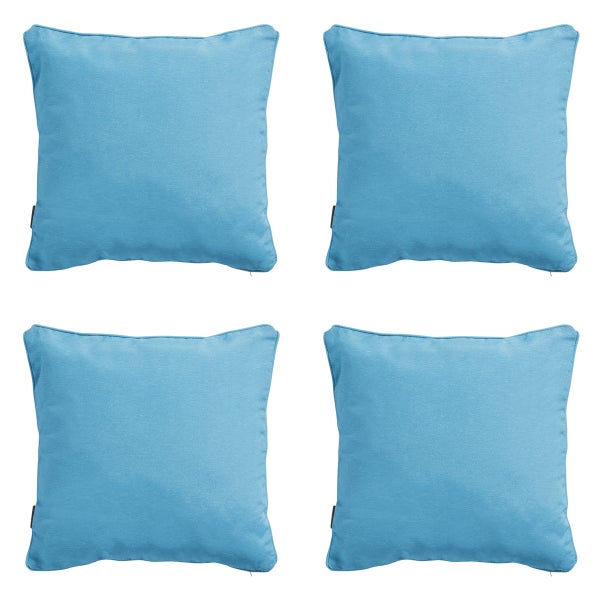 Dekokissen Panama aqua - Ca. 60x60 cm - 4er-Set