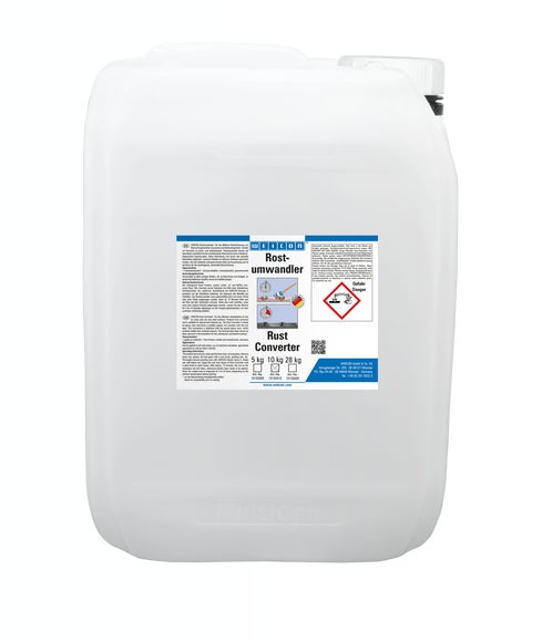 WEICON Rostumwandler | zur Neutralisierung von Rost | 10 kg | weiß, milchig