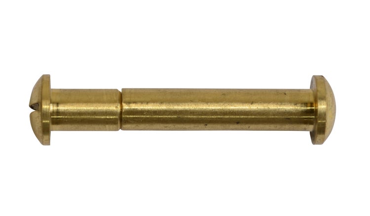 Ersatzteile Teakmöbel Ersatzschraube Messing Hülsenschraube 64-mm 3-teilig