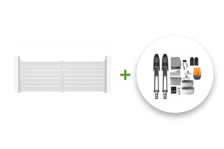Doppelflügeltor inklusive Torantrieb