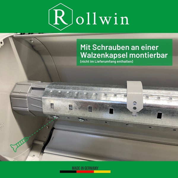 Rollwin Rolladenwelle SW60 - 1,6 m Stahlwelle 60 Ø beliebig kürzbar Rolladenhalterung Rolladen Stange Stahl verzinkt Achtkantstahlwelle Rollladen Welle Achtkantwelle 60mm Maxi 0,6mm Wandstärke