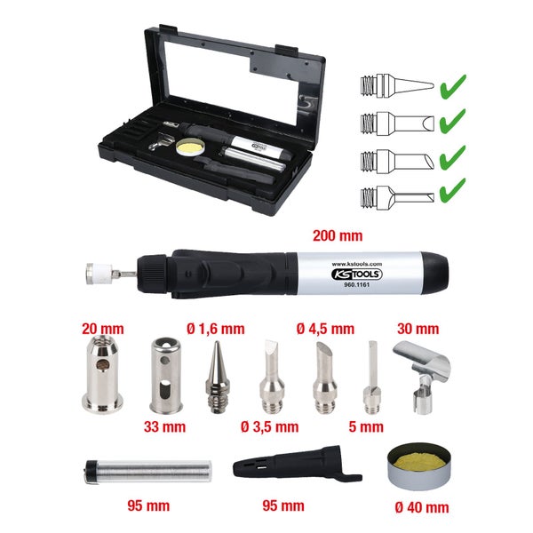 KS TOOLS Mikro-Löt-Satz 11tlg. - 960.1160