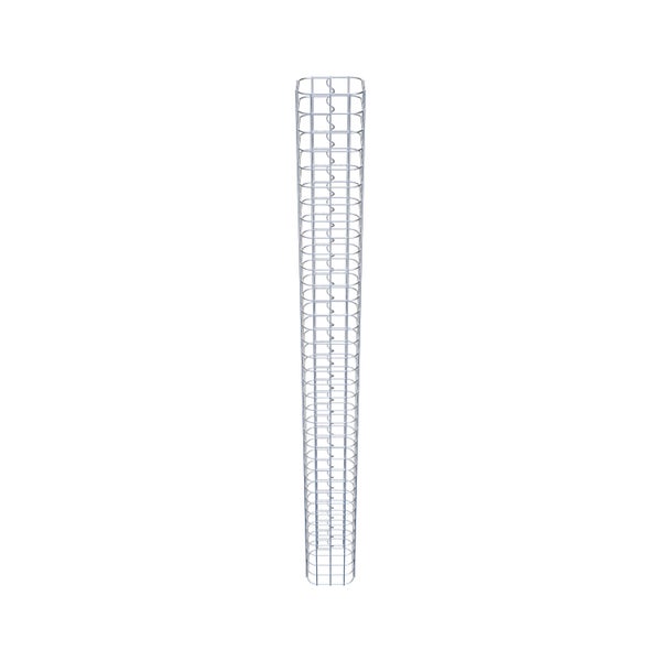 Gabionensäule 17 x 17 cm, MW 5 x 5 cm eckig - Höhe: 1,80 m