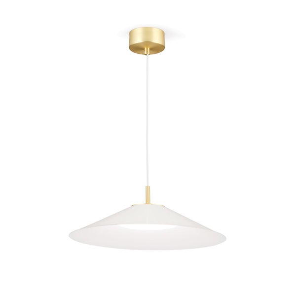 LED Hängeleuchte Gourmet Ø 35 cm Weiß 3000K 22W 1700lm