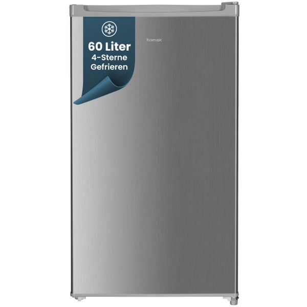 Homex Kühlschrank mit 60 Liter Volumen und 4-Sterne-Gefrierfach