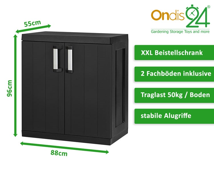 Ondis24 HERO Kunststoffschrank Garage XL Beistellschrank