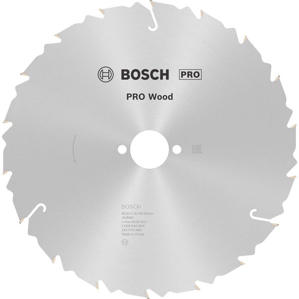 Bosch PRO Wood Kreissägeblatt 230 x 2,4 x 30 mm - 2608640804