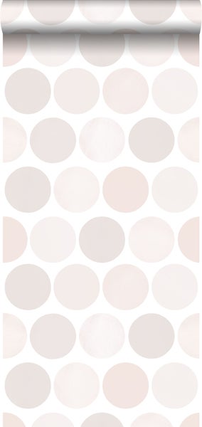 Walls4You Tapete Punkte Beige - 53 cm x 10.05 m - 935290