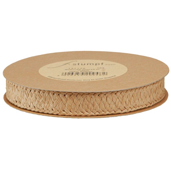 Dekoband aus Papier auf Rolle, 20 mm breit, 10 Meter lang