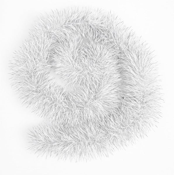 Weihnachtsbaumgirlande mit Federn