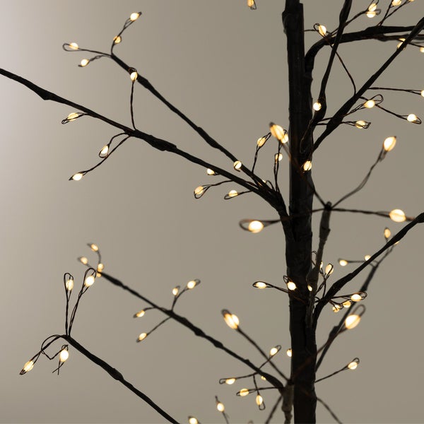 ECD Germany LED-Baum 180 cm mit 480 warmweißen LEDs, Lichterbaum mit Timer, Leuchtbaum Innen & Außen IP44, Beleuchteter Dekobaum, Baum mit Beleuchtung für Weihnachten, Flexibel Zweige, Weihnachtsdeko
