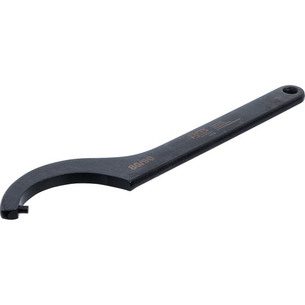 Wandhalterung aus Metall mit einer horizontalen Rundstange zur Aufbewahrung.