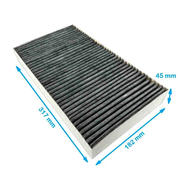Aktivkohlefilter für Miele DKF29-P / 11292130 / DKF 29