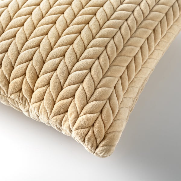 MELINA - Kissenbezug 45x45 cm - Irish Cream - beige