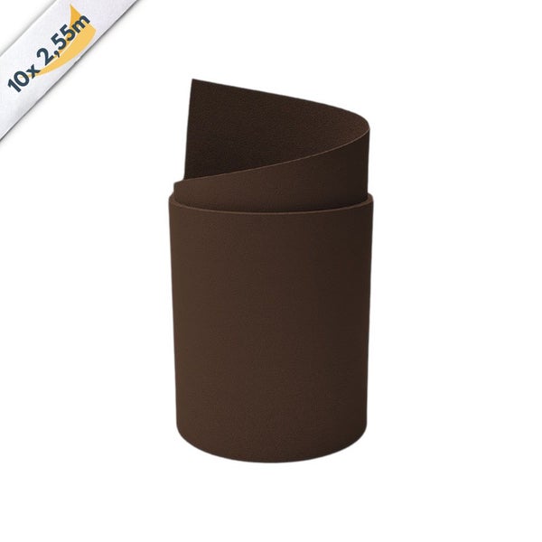 Braune Tischschutzfolie, 10er Pack mit den Maßen 2,55 Meter