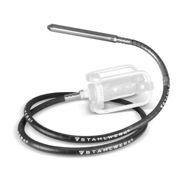 Stahlwerk Betonrüttler mit Rüttelflasche und flexibler Welle