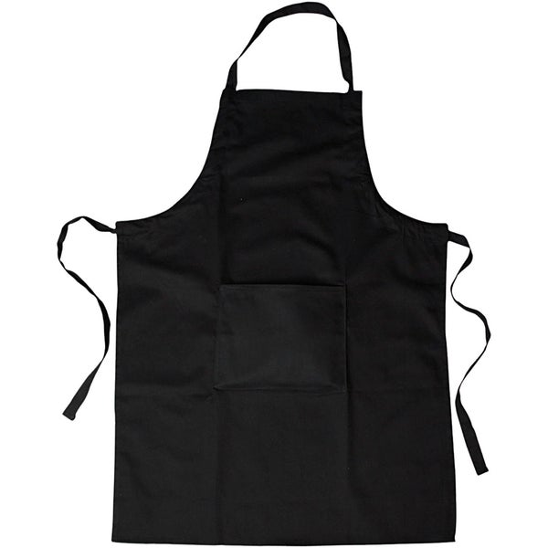 Creativ Company Schürze, L 89 cm, B 66 cm, Größe M-XL cm, 210 g, schwarz, 1 Stk