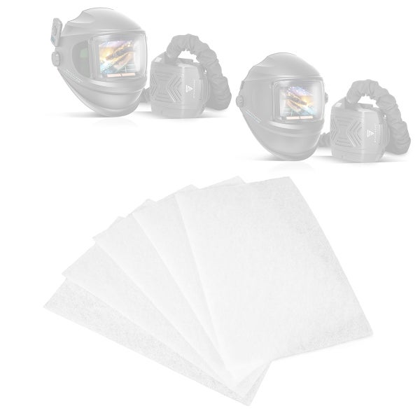 Schweißhelm mit Atemschutz und Ersatzfilter