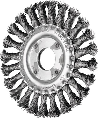 Drahtbürste aus Stahl für Schleifmaschinen