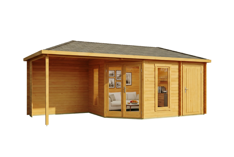 Schutzimprägnierung von Kiefernholz mit den Vorteilen: sofortiger Schutz, längere Lebensdauer, Zeit- und Kostenersparnis, gleichmäßige Qualität