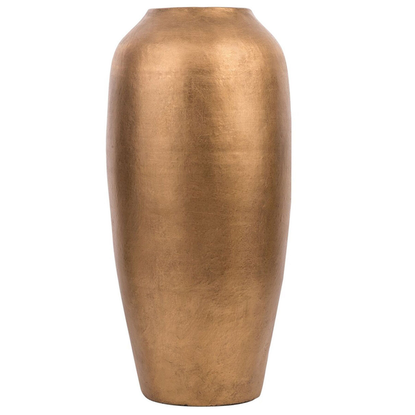 Dekovase LORCA Keramik 48 cm Gold