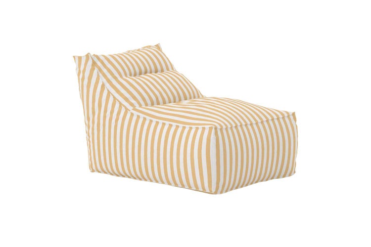 Gestreifter Sitzsack