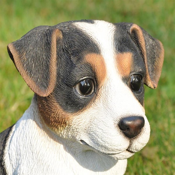 Dekofigur Gartenfigur Jack Russel