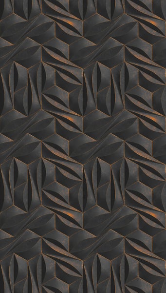 Dekorative Wandpaneele mit geometrischem Muster für Innenräume