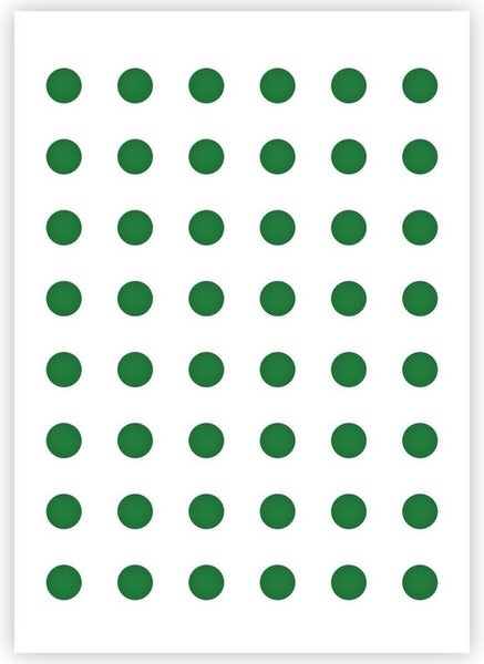 QBIX Dots Musterschablone - A5 Größe - Kunststoff - Schablone