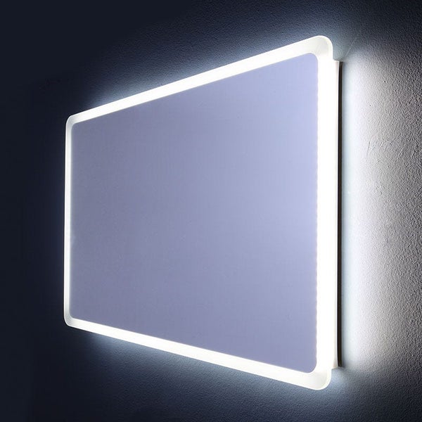 LED Badspiegel 60 x 120cm mit abgerundeten Kanten