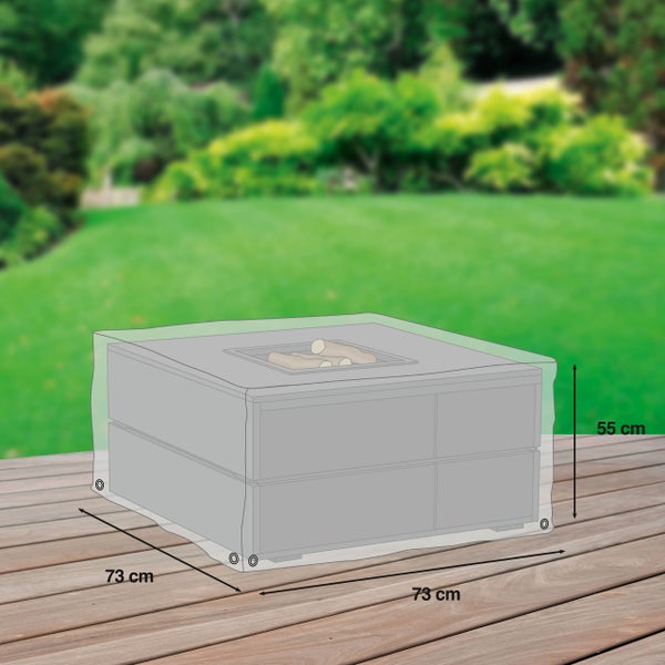 Premium Schutzhülle für Feuertisch eckig und rund GWM Größe:rund Ø 83 x 55 cm