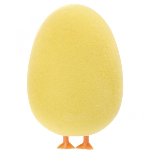 Gelbes Küken als Osterdekoration