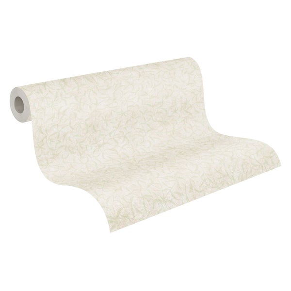 Tapetenrolle mit Blattmuster