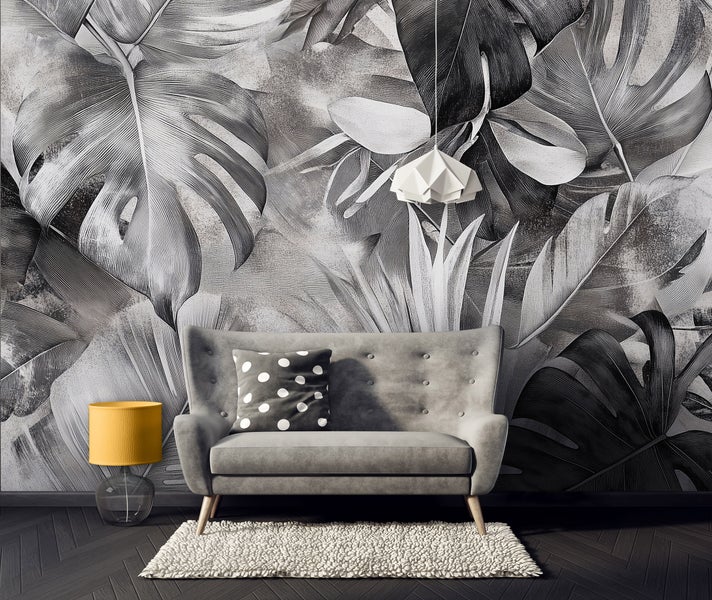 Fototapete Monstera Blätter Natur Wohnzimmer Vlies Tapete 350x250 cm