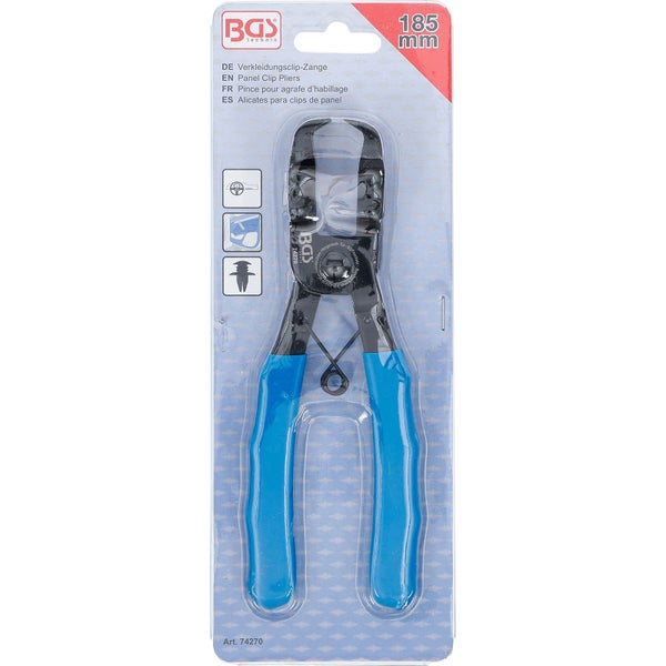 BGS Verkleidungsclip-Zange 185 mm - 74270