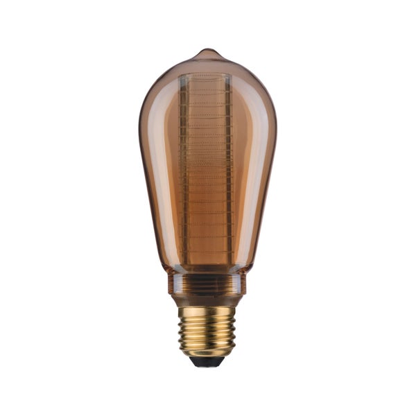 Inner Glow Edition LED Kolben Innenkolben Ringmuster E27 230V 230lm 4W 1800K Gold