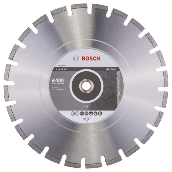 Bosch Asphalt Trennscheibe mit 400 Millimeter Durchmesser