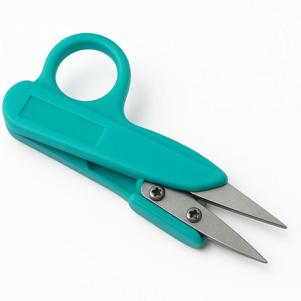 Fadenschneider mit Kunststoffgriff und Metallklingen